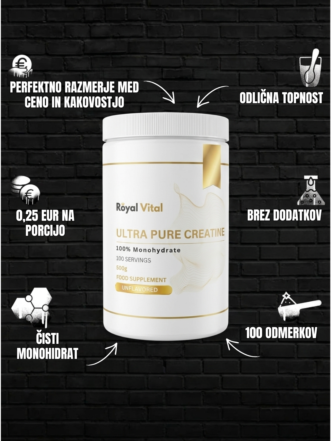 Ultra Pure Creatine - 500g